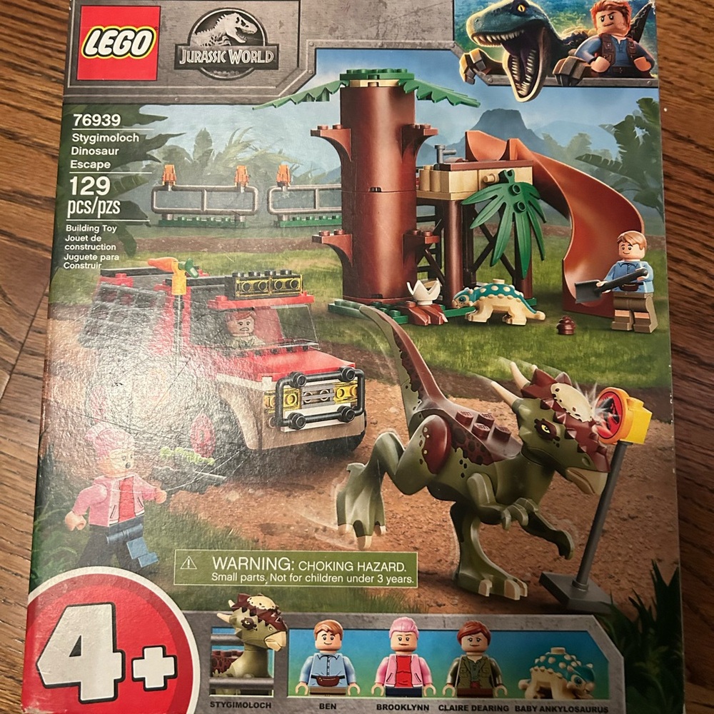 LEGO Jurassic World Dinosaur Escape Adventure Set - Open Box Item